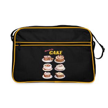 Cake collection with retro vibes - Retro Bag - black/gold - Front