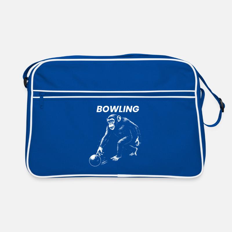 Cadeau Monkey Bowling Sac Retro