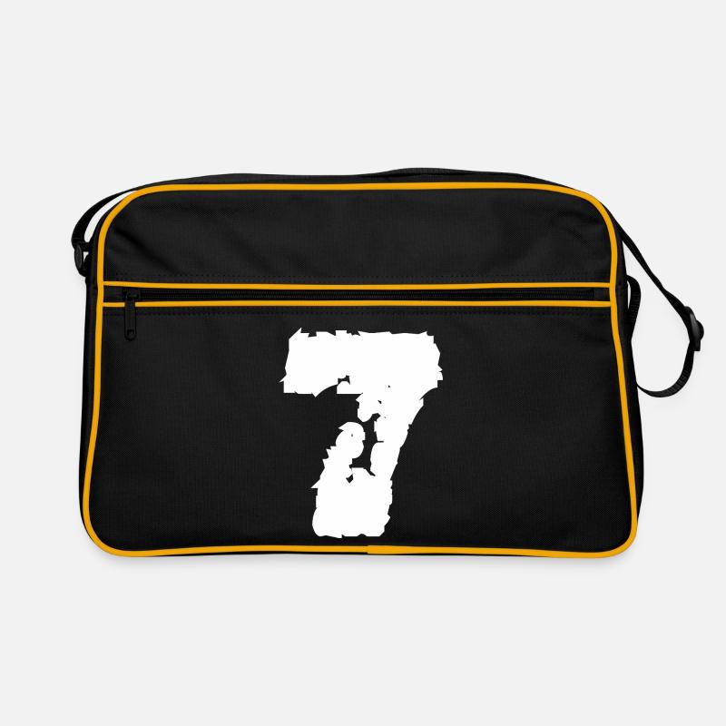 7 Number Seven Retro Bag