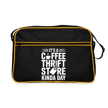 Coffee Thrift Store Kindaday Day - Retro Bag - black/gold - Front