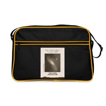 Andromeda Galaxy Vintage  - Retro Bag - black/gold - Front