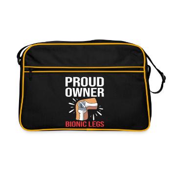Knee Surgery Knee Surgery - Retro Bag - black/gold - Front
