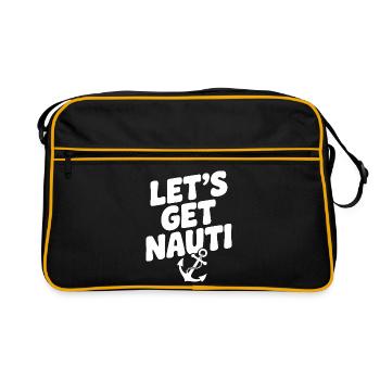 Allons chercher Nauti - Sac Retro - noir/or - Devant