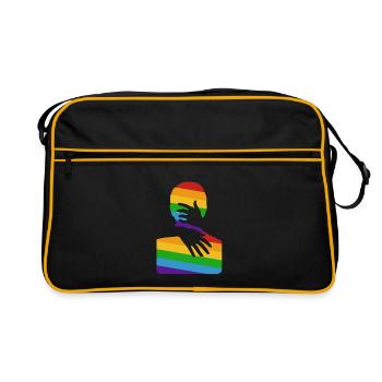 Embrace me - Retro Bag - black/gold - Front