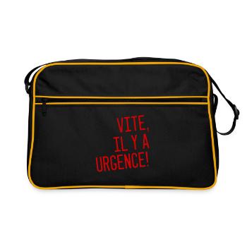 Vite il y a urgence - Sac Retro - noir/or - Devant