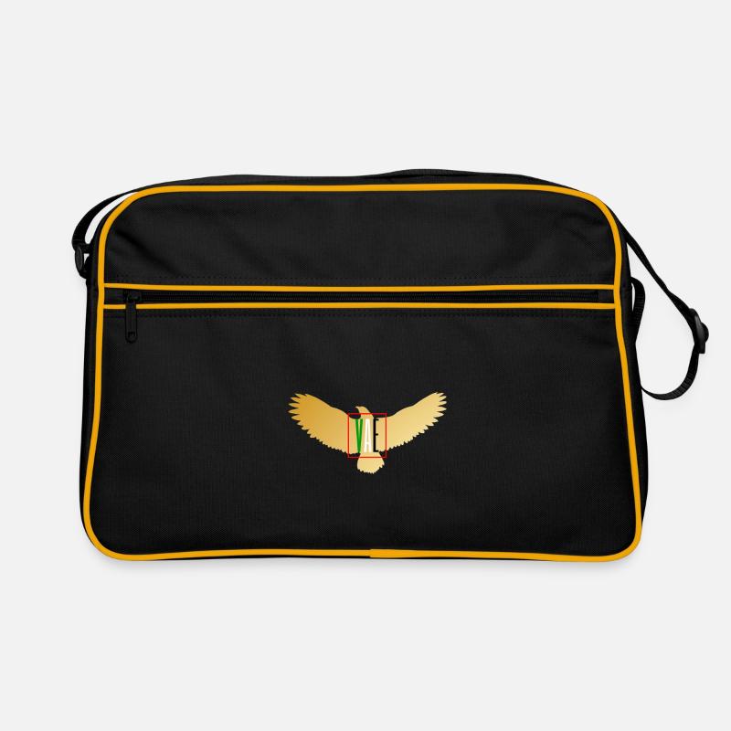 UAE - United Arab Emirates - Gold Eagle - Retro Bag - black/gold
