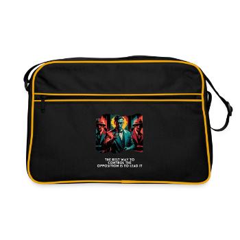 Diriger l’opposition avec confiance Vintage - Sac Retro - noir/or - Devant