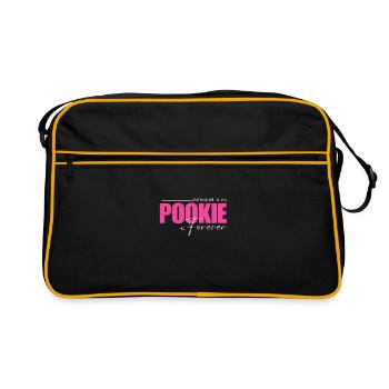 Le volley-ball est mon Pookie Forever Cute Sports Design - Sac Retro - noir/or - Devant