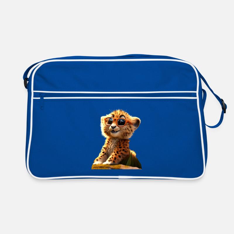Lunettes de soleil guépard Chats guépard Mignon guépard Sac Retro