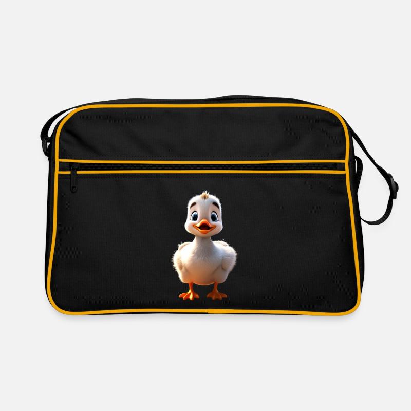 Goose, Goose, Chick, Cute Goose, Duck, Little Geese Retro Bag