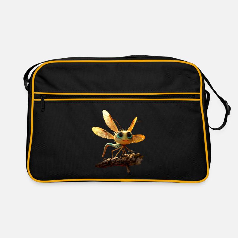 Libellule Libellule Ailes Colorées Libellules Mignonnes Sac Retro