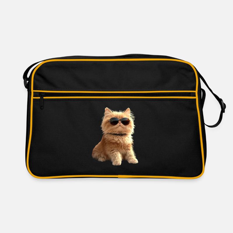 Chat Persan Chat Persan Chat Persan Chats Mignons Sac Retro