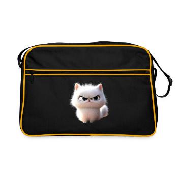 Chat Persan Chat Persan Chat Persan Chats Mignons - Sac Retro - noir/or - Devant