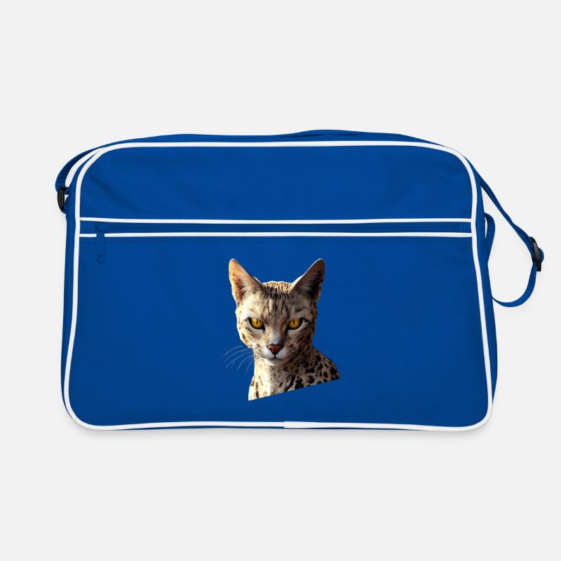Savannah Chat Chat Maman Mignon Serval Léopard Chats Sac Retro