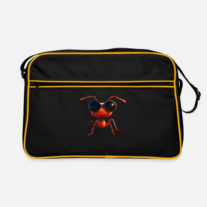 fourmi fourmi de forêt fourmi de feu insecte fourmis mignonnes Sac Retro