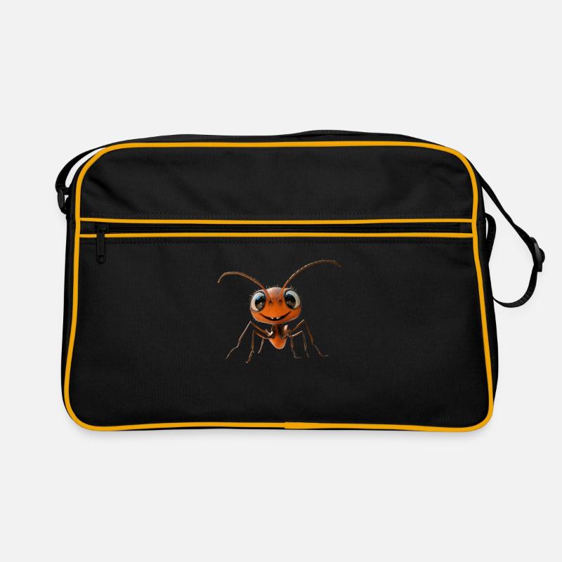 fourmi fourmi de forêt fourmi de feu insecte fourmis mignonnes Sac Retro