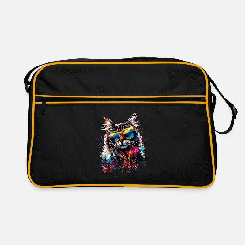 Chat Persan Chat Persan Chat Persan Chats Mignons Sac Retro