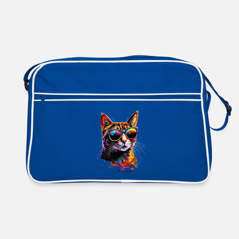 Savannah Chat Chat Maman Mignon Serval Léopard Chats Sac Retro