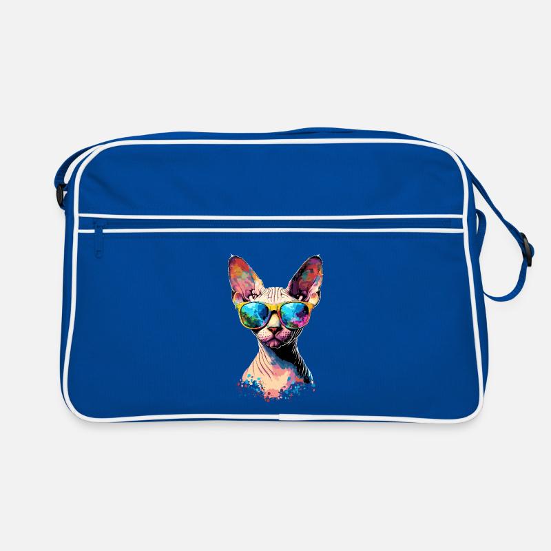 Savannah Chat Chat Maman Mignon Serval Léopard Chats Sac Retro