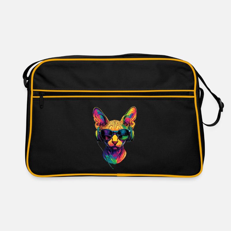 Savannah Chat Chat Maman Mignon Serval Léopard Chats Sac Retro