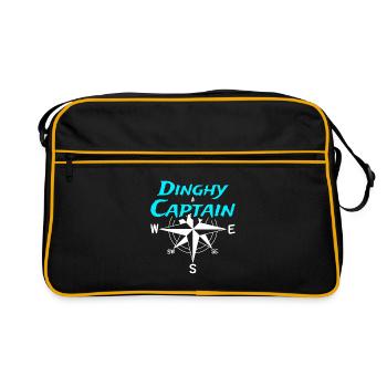 Dinghy Captain Captain Sailor Skipper - Retro Bag - black/gold - Front