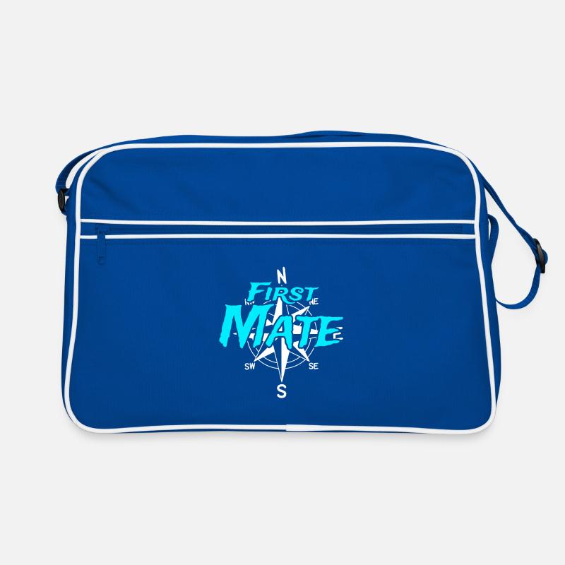 First Mate Boots Crew Skipper Sailor Captain Retro Bag