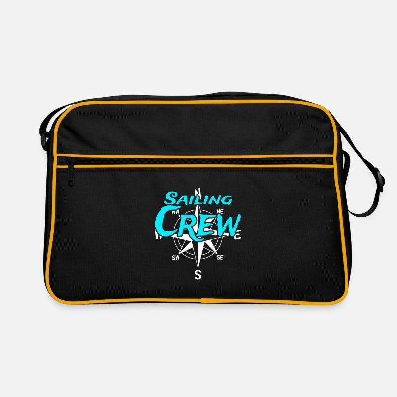 Sailing Crew Boots Crew Skipper Sailor Captain Retro Bag
