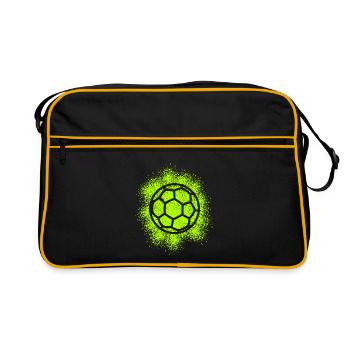 Handball Player Player Coach Handball Player - Retro Bag - black/gold - Front
