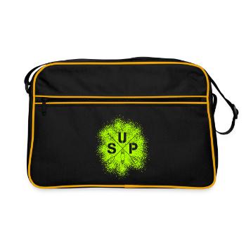Stand Up Paddle SUP Board Standup Paddling - Retro Bag - black/gold - Front
