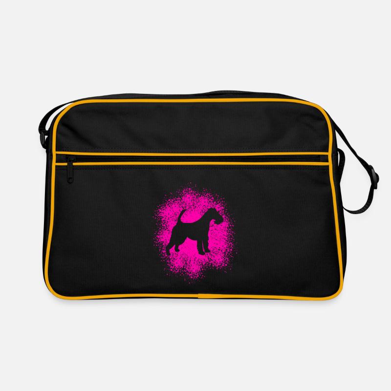 Wirehaired Fox Terrier for Dog Lovers Retro Bag
