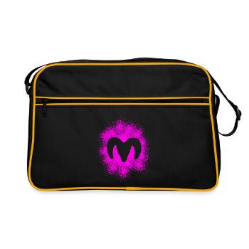 Mouflon d’Amérique - Sac Retro - noir/or - Devant