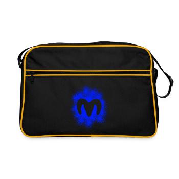 Mouflon d’Amérique - Sac Retro - noir/or - Devant