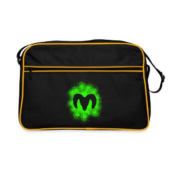 Mouflon d’Amérique - Sac Retro - noir/or - Devant
