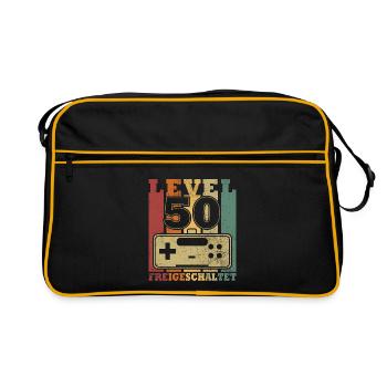 Level 50 Freigeschaltet - Sac Retro - noir/or - Devant