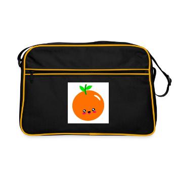 orange - Retro Bag - black/gold - Front