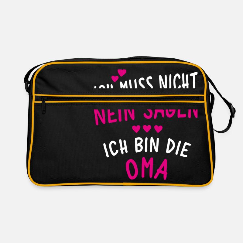 Ich bin die Oma Retro Tasche