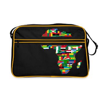 africa collection - Retro Bag - black/gold - Front