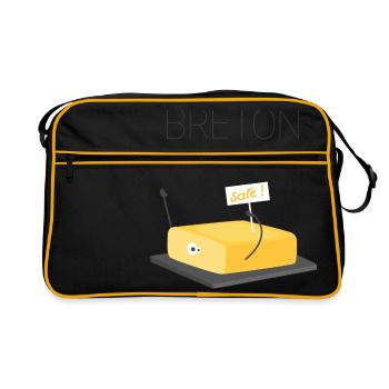 Breton Pur Beurre… salé ! - Sac Retro - noir/or - Devant