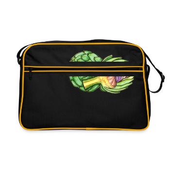 artichoke - Retro Bag - black/gold - Front