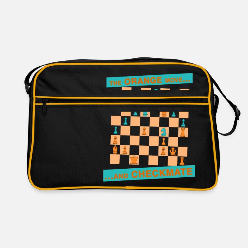 Die ORANGE Bewegung ... und CHECKMATE - Canton Retro Tasche