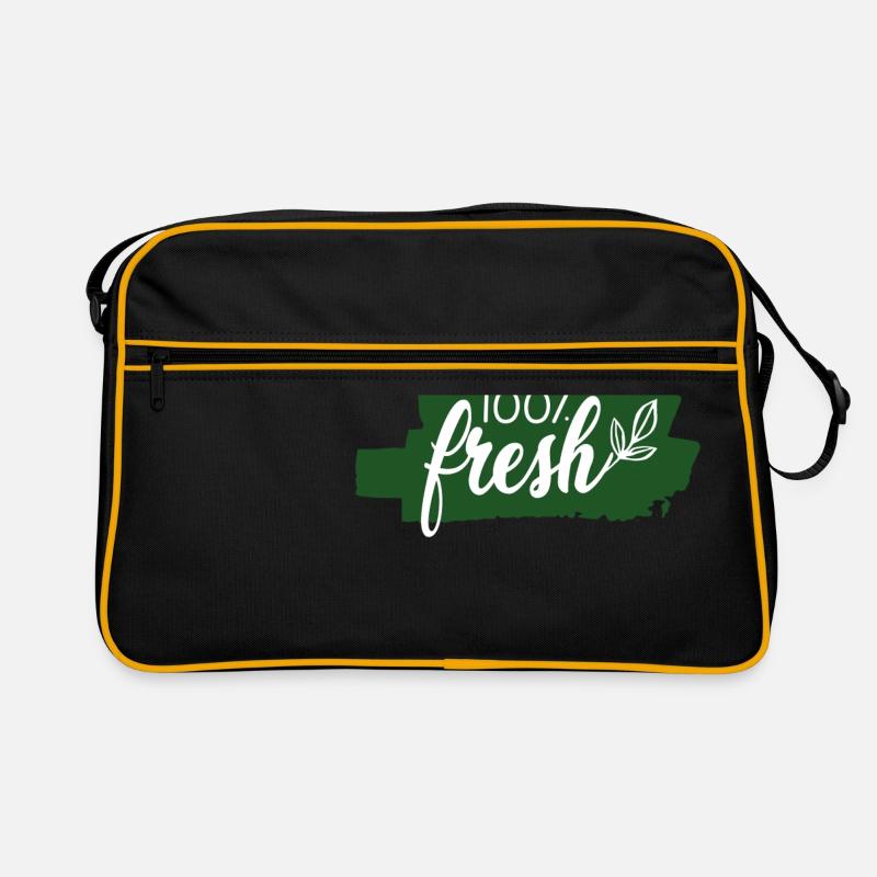 Veganer Vegetarier Tierschutz Geschenkidee Retro Tasche