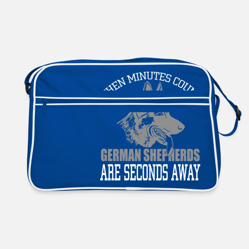 German Shepherds Retro Bag