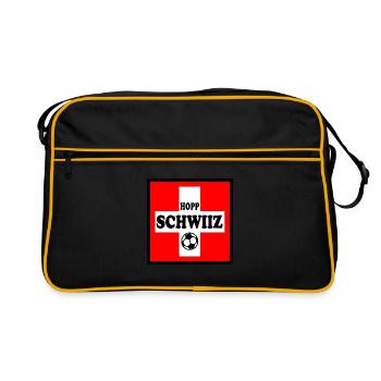 Switzerland - Retro Bag - black/gold - Front