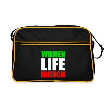 Women life freedom - Sac Retro - noir/or - Devant