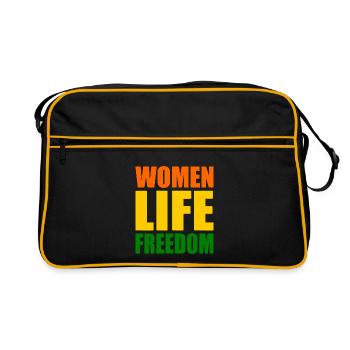 Women life freedom iran - Sac Retro - noir/or - Devant