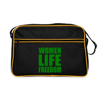 Women life freedom iran - Sac Retro - noir/or - Devant