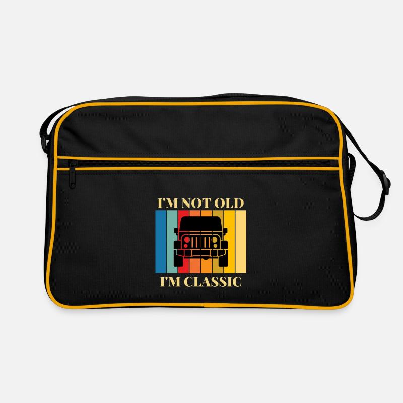 Ich bin nicht alt, ich bin ein Klassiker-Auto Retro Tasche