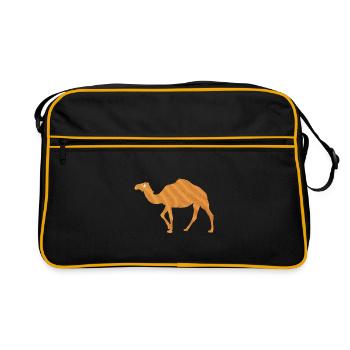 Dromedary Desert - Retro Bag - black/gold - Front