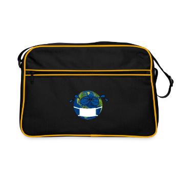 protège-dents corona terre - Sac Retro - noir/or - Devant