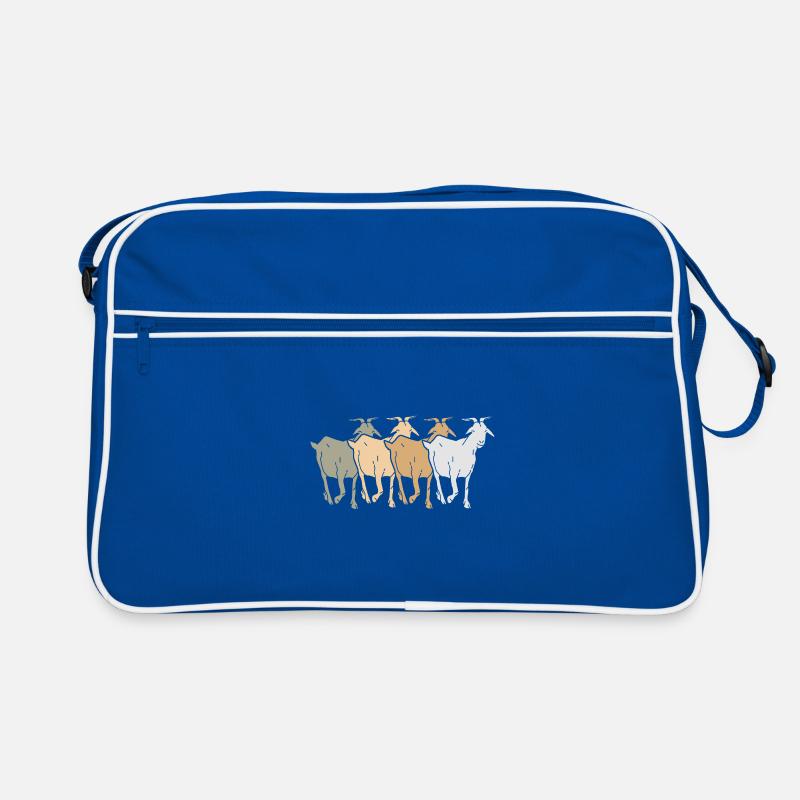 Goat herd | Goat group | Goats Retro Bag